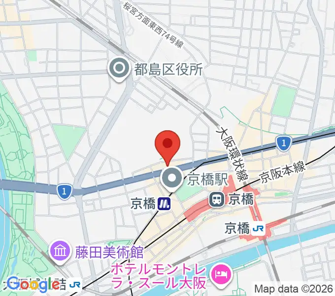 K Music Actの地図