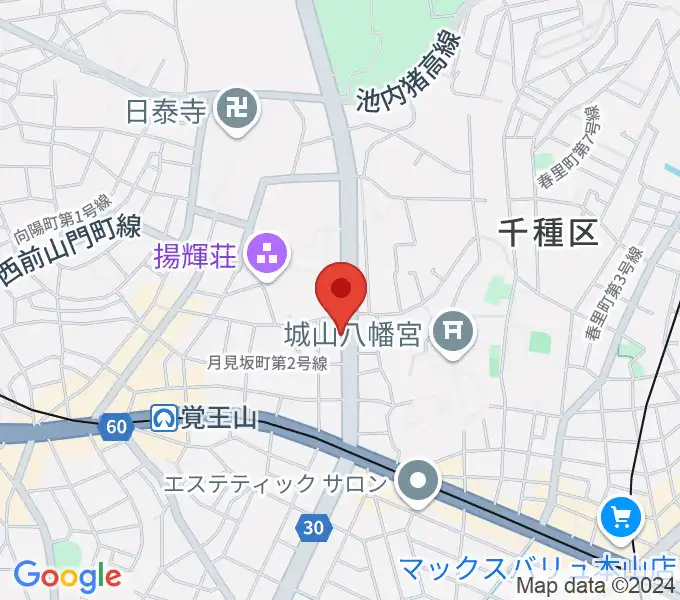 フィオーレ音楽教室の地図