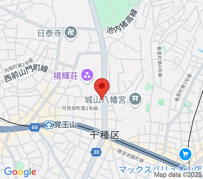 フィオーレ音楽教室の地図