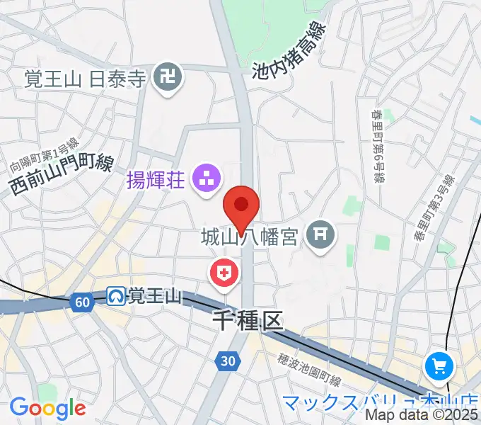 フィオーレ音楽教室の地図