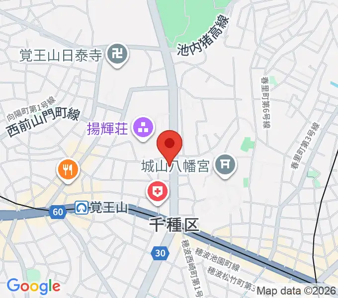 フィオーレ音楽教室の地図