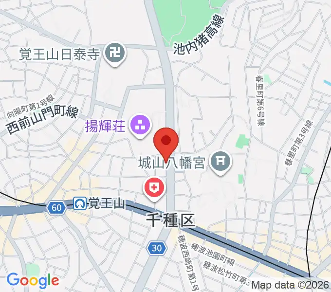 フィオーレ音楽教室の地図