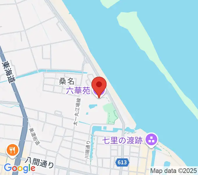 六華苑の地図