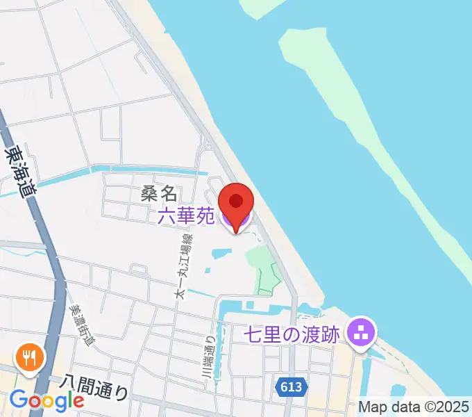 六華苑の地図