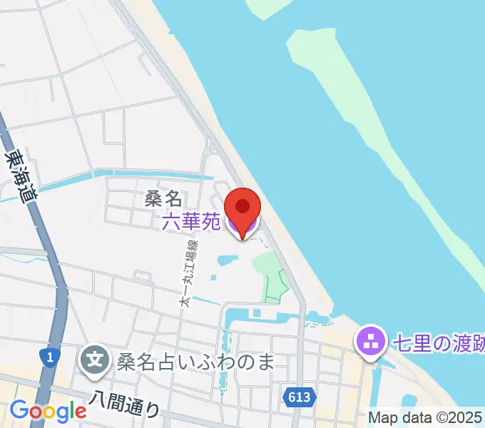 六華苑の地図