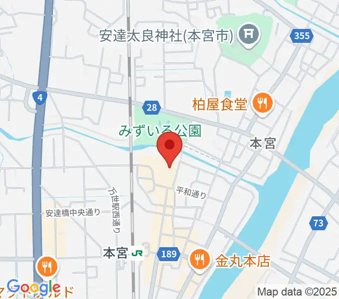 サンライズもとみやの地図