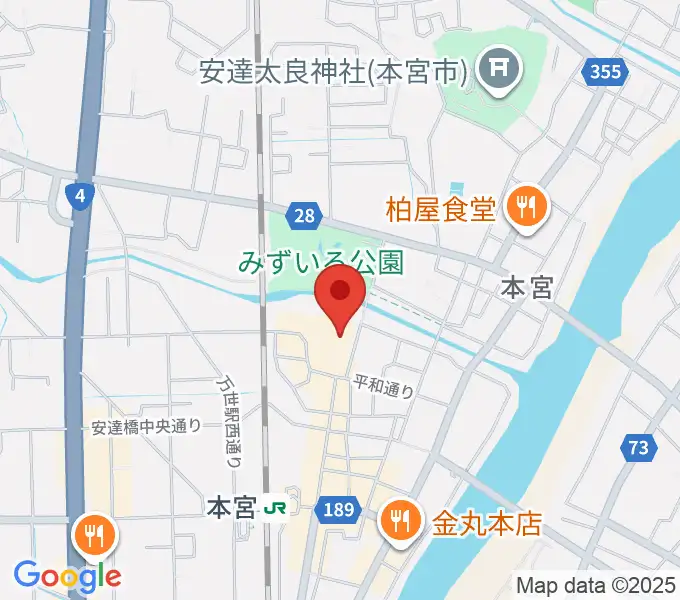 サンライズもとみやの地図