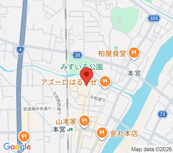 サンライズもとみやの地図