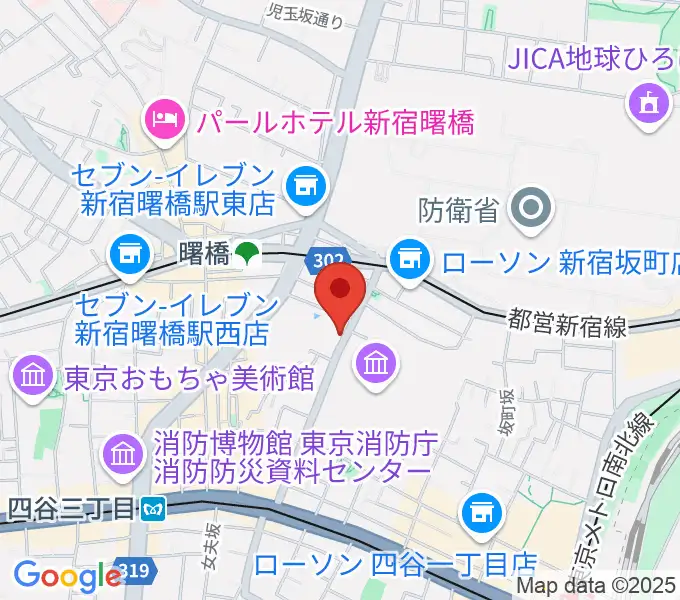 四谷サロンガイヤールの地図