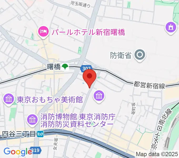 四谷サロンガイヤールの地図