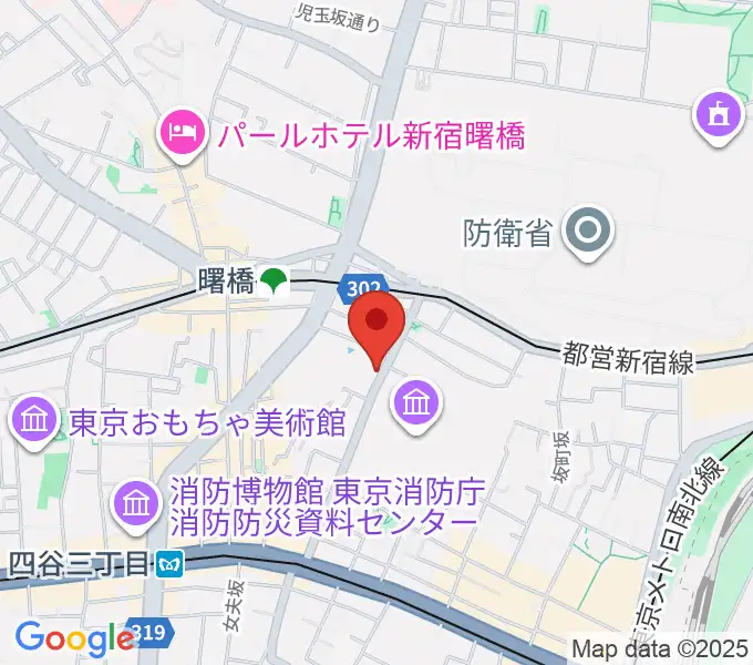 四谷サロンガイヤールの地図