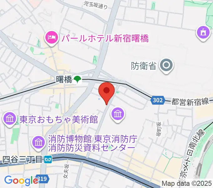 四谷サロンガイヤールの地図