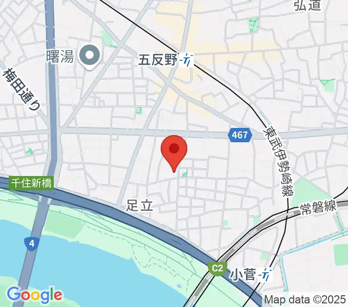 森田バイオリン教室の地図