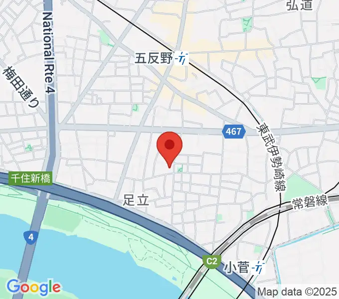 森田バイオリン教室の地図
