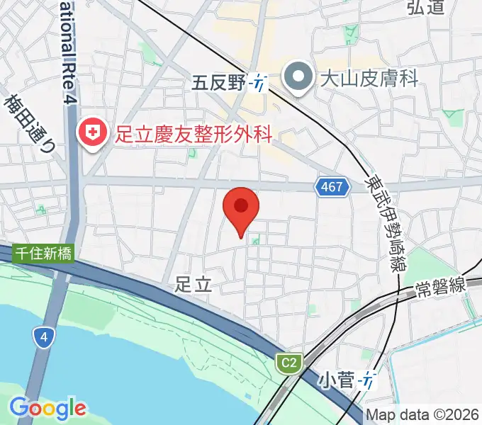 森田バイオリン教室の地図