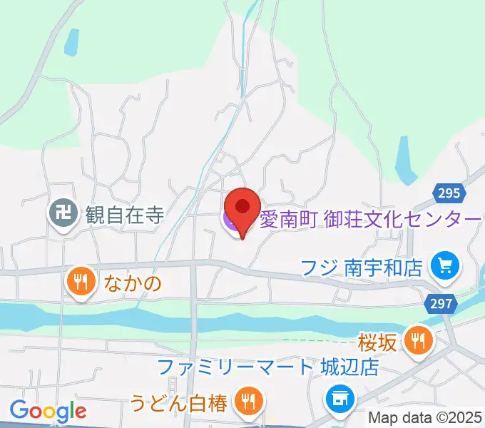 愛南町御荘文化センターの地図