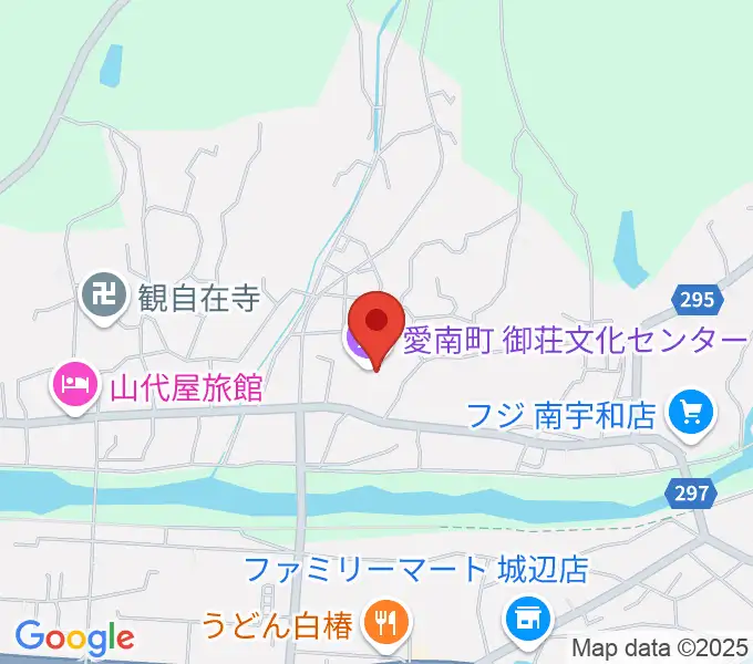 愛南町御荘文化センターの地図