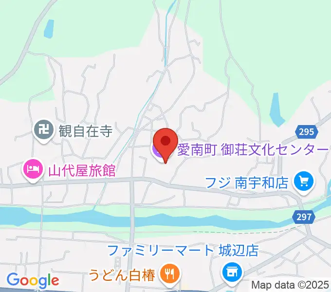 愛南町御荘文化センターの地図