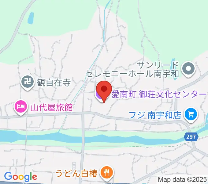 愛南町御荘文化センターの地図