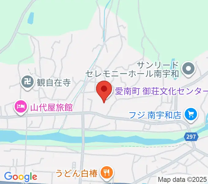 愛南町御荘文化センターの地図