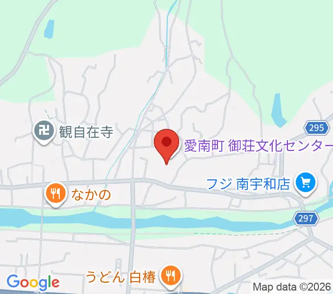 愛南町御荘文化センターの地図