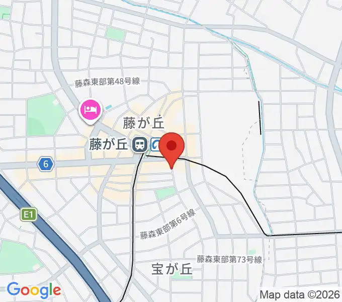 日響楽器 藤ヶ丘店の地図