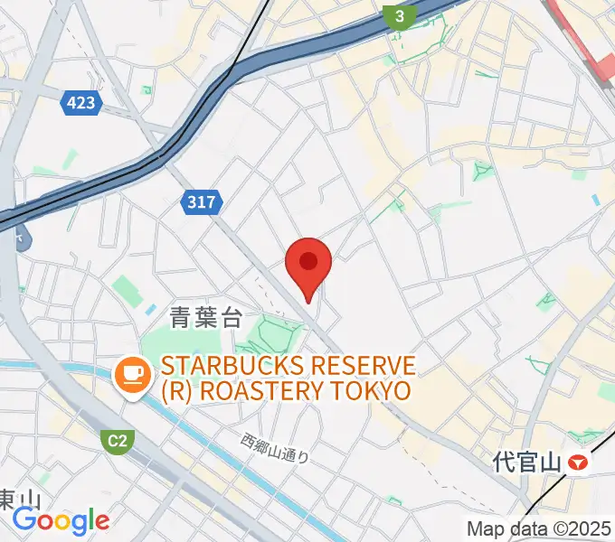 代官山LOOPの地図