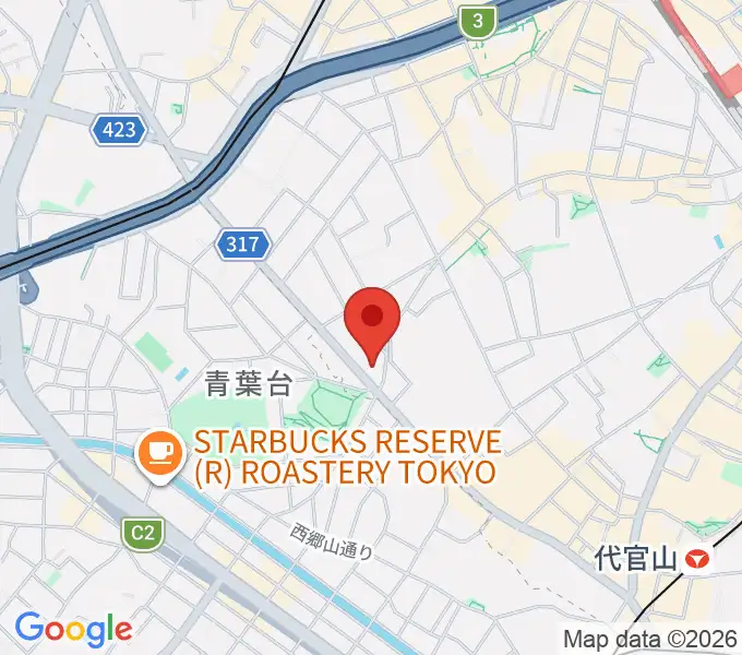 代官山LOOPの地図