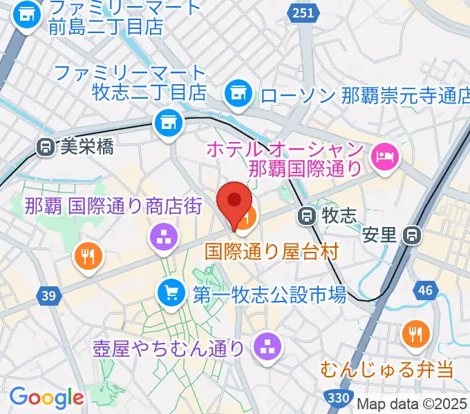 高良レコード店 楽器部の地図