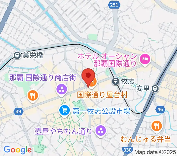 高良レコード店 楽器部の地図