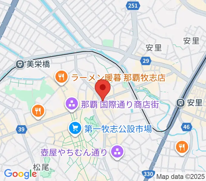 高良レコード店 楽器部の地図
