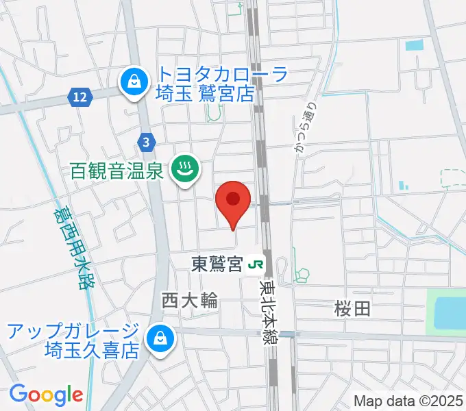 どれみ音楽教室の地図