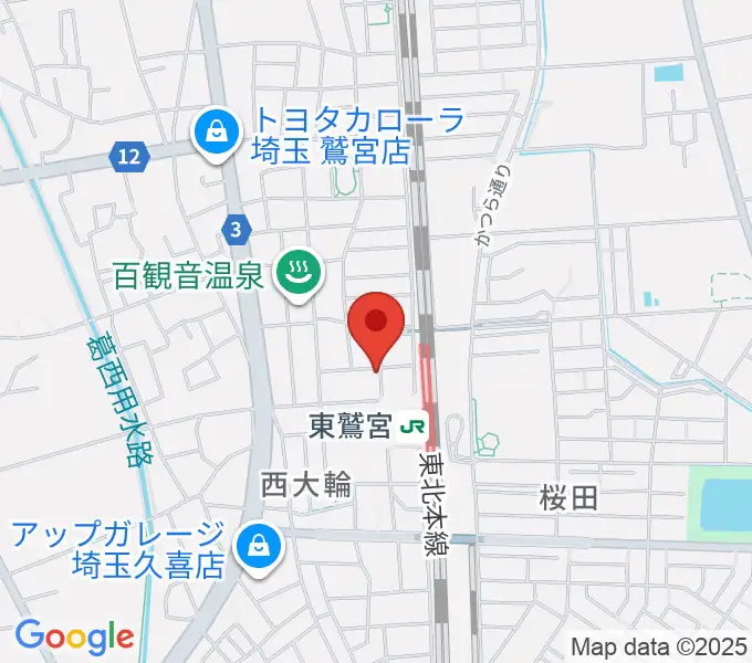どれみ音楽教室の地図