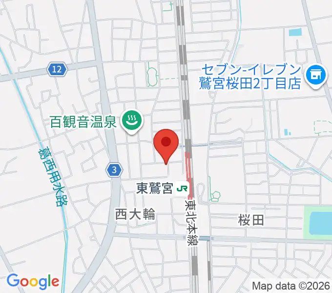 どれみ音楽教室の地図