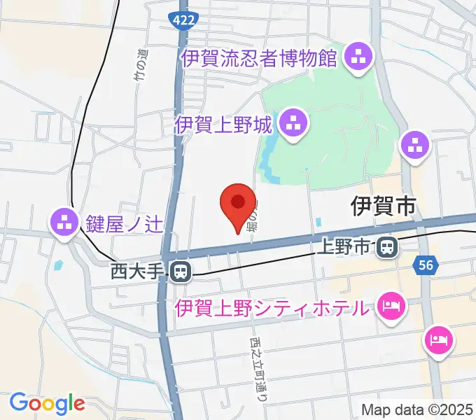 旧崇廣堂の地図