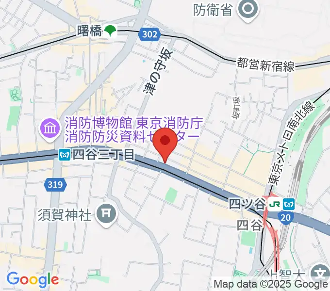 四谷アウトブレイクの地図