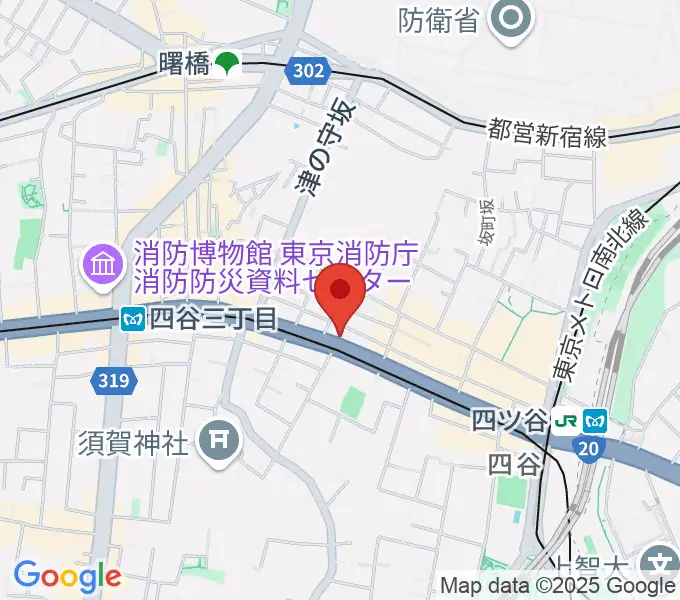 四谷アウトブレイクの地図