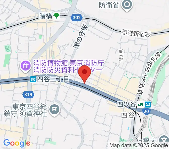 四谷アウトブレイクの地図