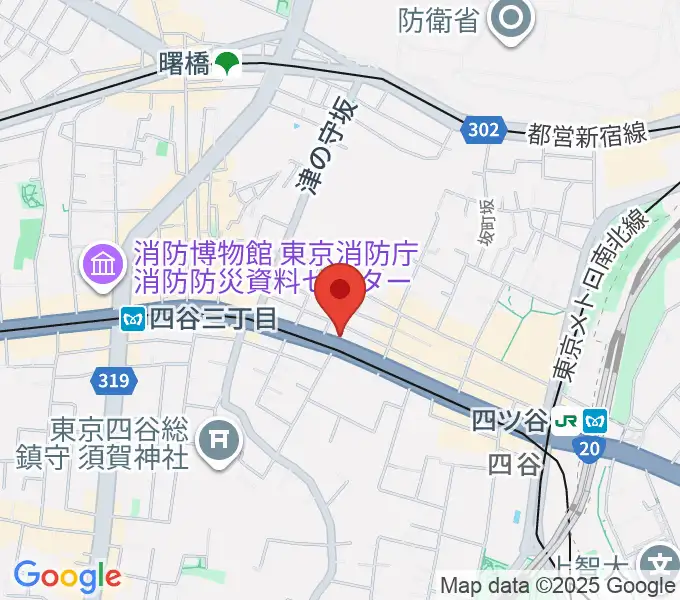 四谷アウトブレイクの地図