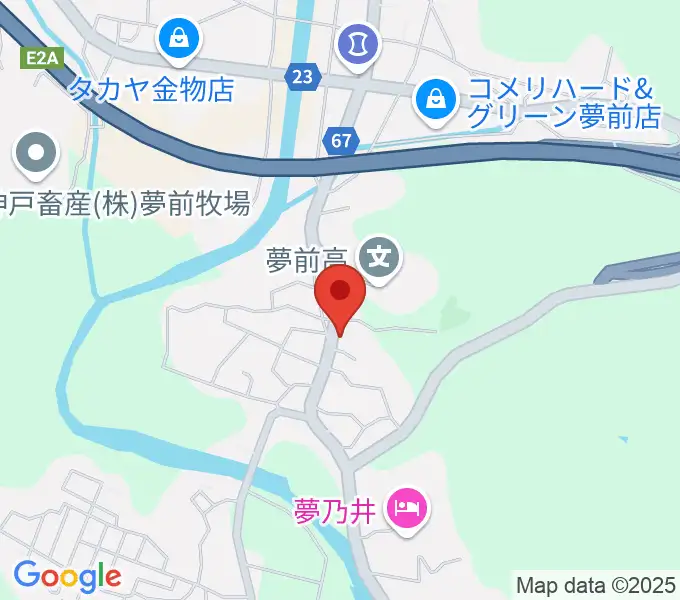 小林サックス教室の地図