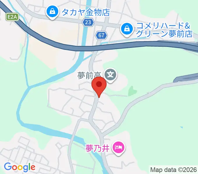 小林サックス教室の地図