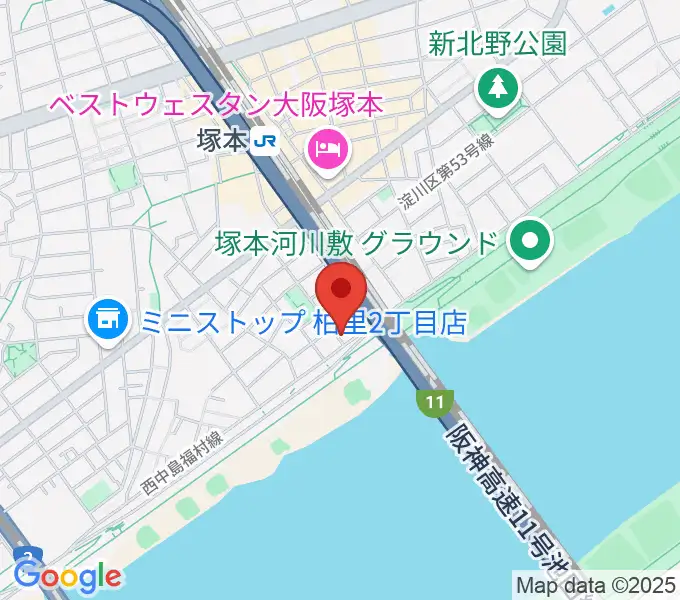 スタジオライラックレインボーズの地図