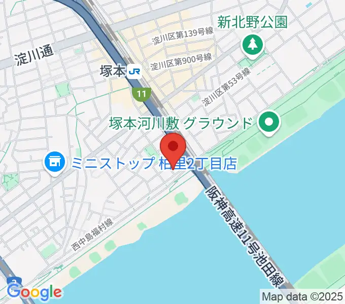 スタジオライラックレインボーズの地図