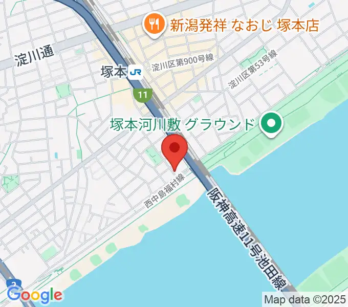 スタジオライラックレインボーズの地図
