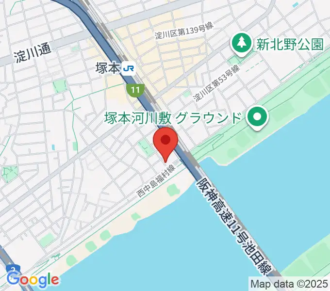 スタジオライラックレインボーズの地図
