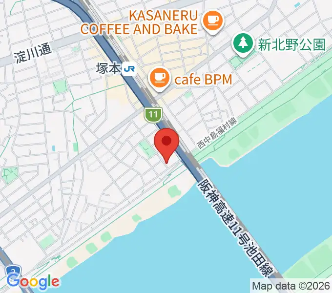 スタジオライラックレインボーズの地図