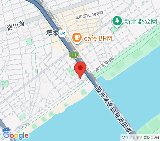 スタジオライラックレインボーズの地図