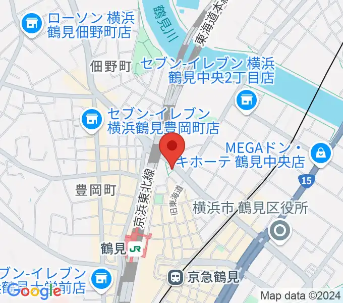 鶴見ラバーソウルの地図