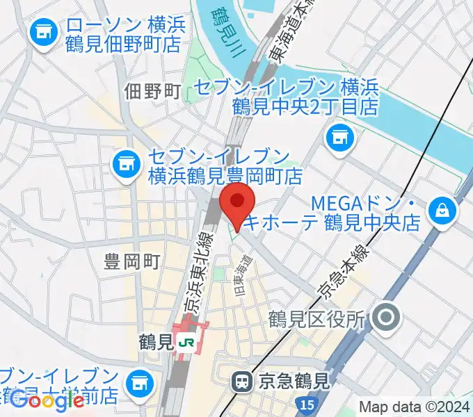 鶴見ラバーソウルの地図