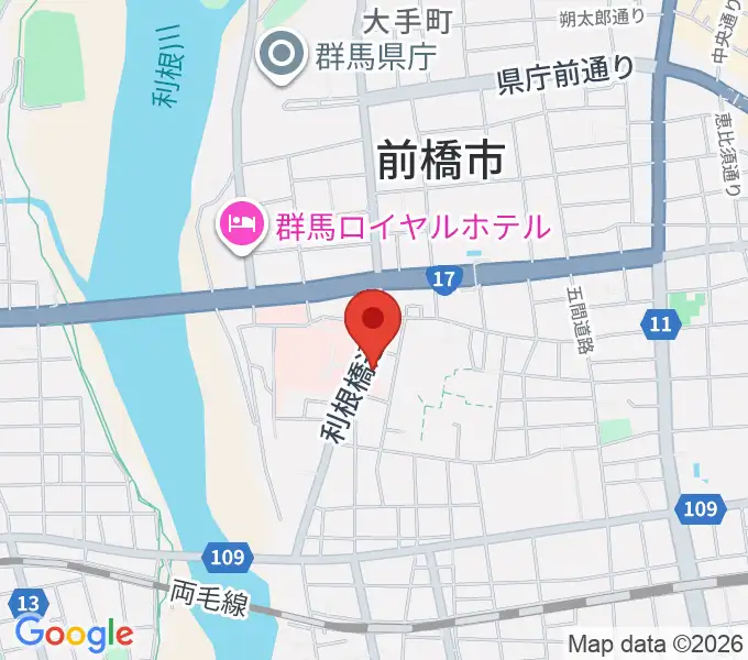 白くまレコードの地図